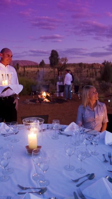 dining outside